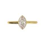 Cathedral Solitaire Frame 1.8mm thickness Yellow Gold