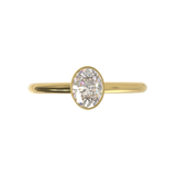 Cathedral Solitaire Frame 1.8mm thickness Yellow Gold