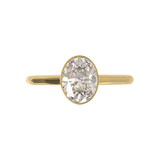 Cathedral Solitaire Frame 1.8mm thickness Yellow Gold