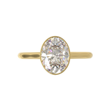 Cathedral Solitaire Frame 1.8mm thickness Yellow Gold