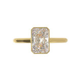 Cathedral Solitaire Frame 1.8mm thickness Yellow Gold