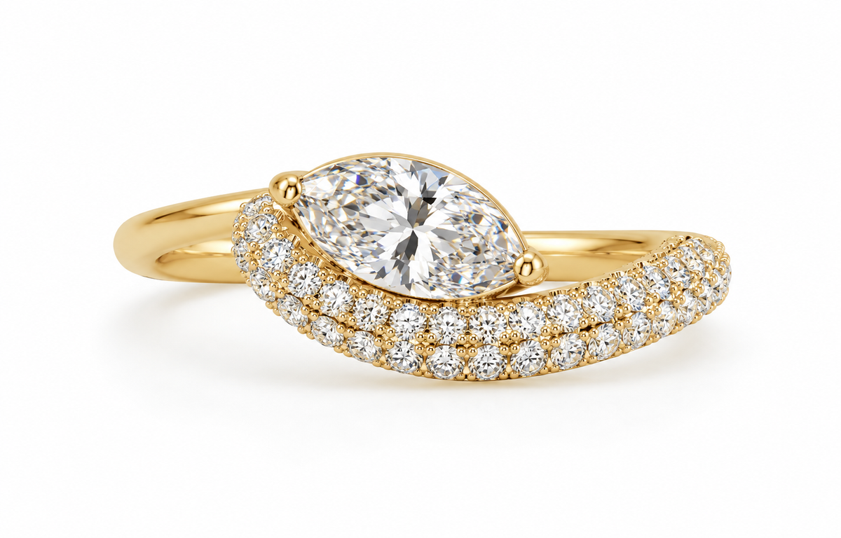 Anillo Pavé Marquise