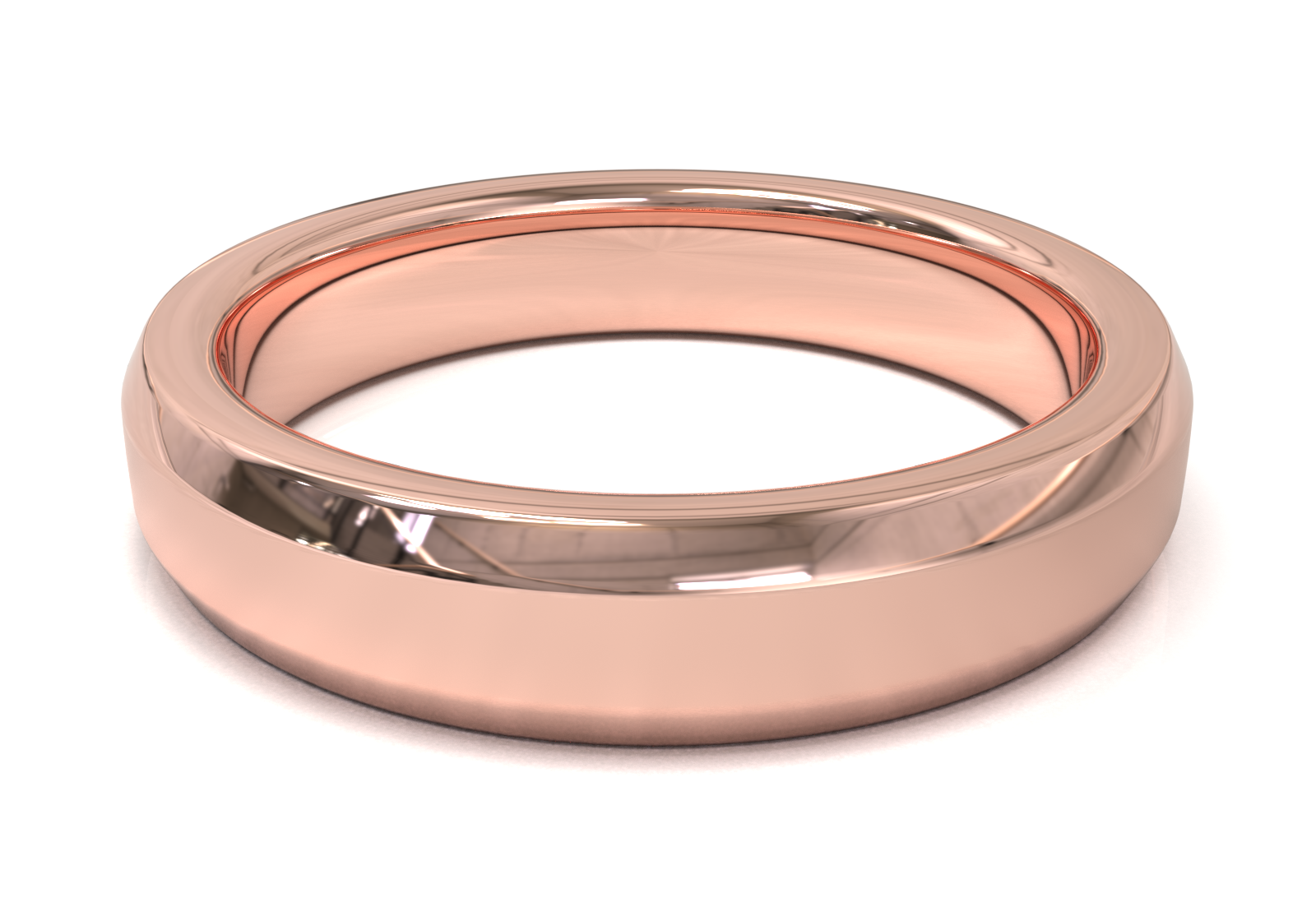 Argolla Doble Acabado Oro Rosa