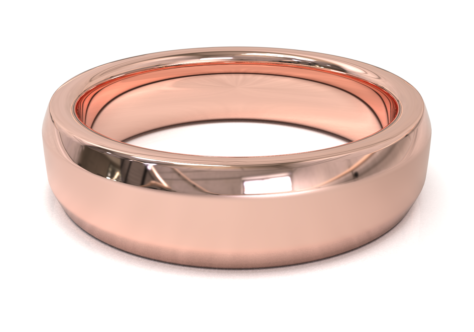 Argolla Doble Acabado Oro Rosa