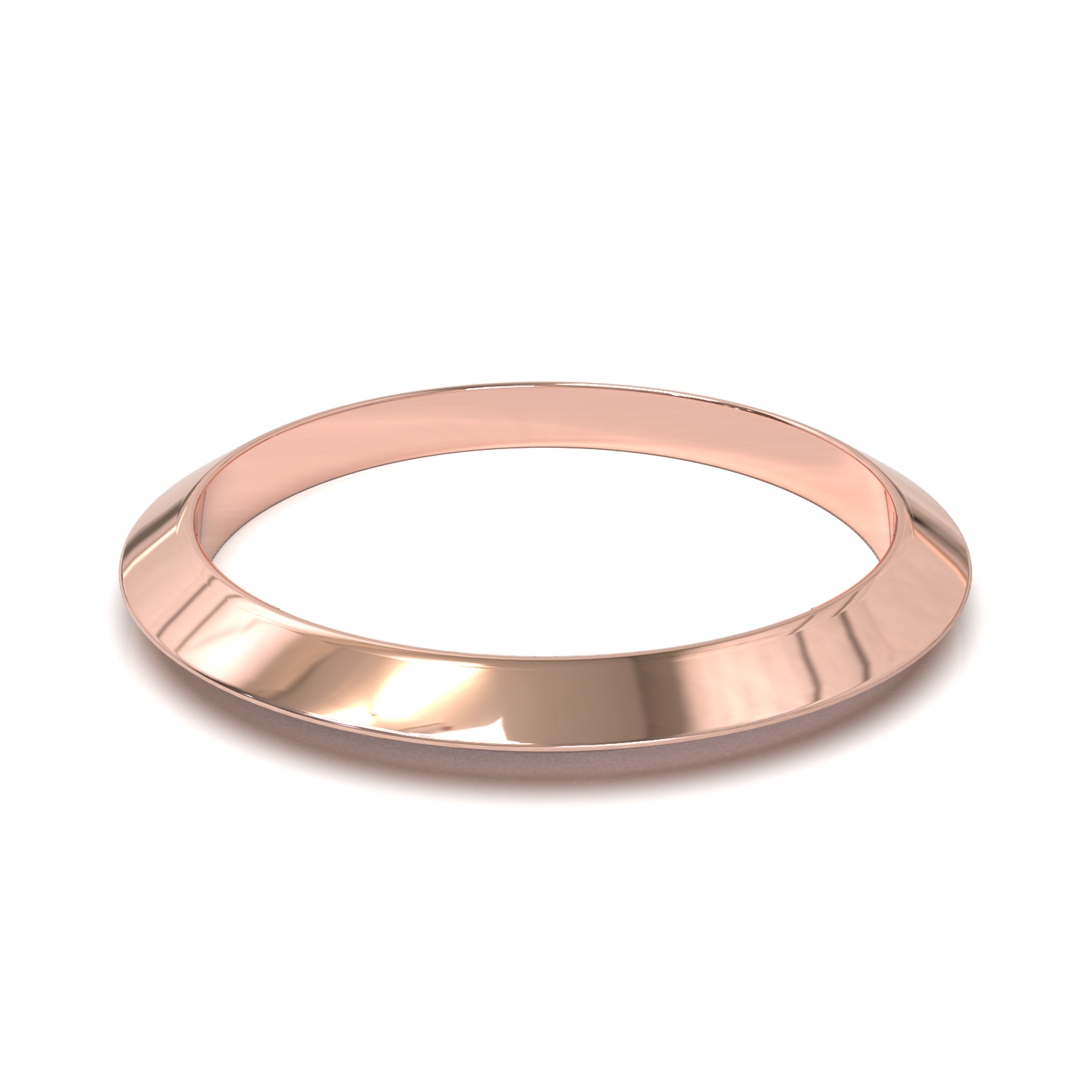 Argolla Dos Aguas Oro Rosa