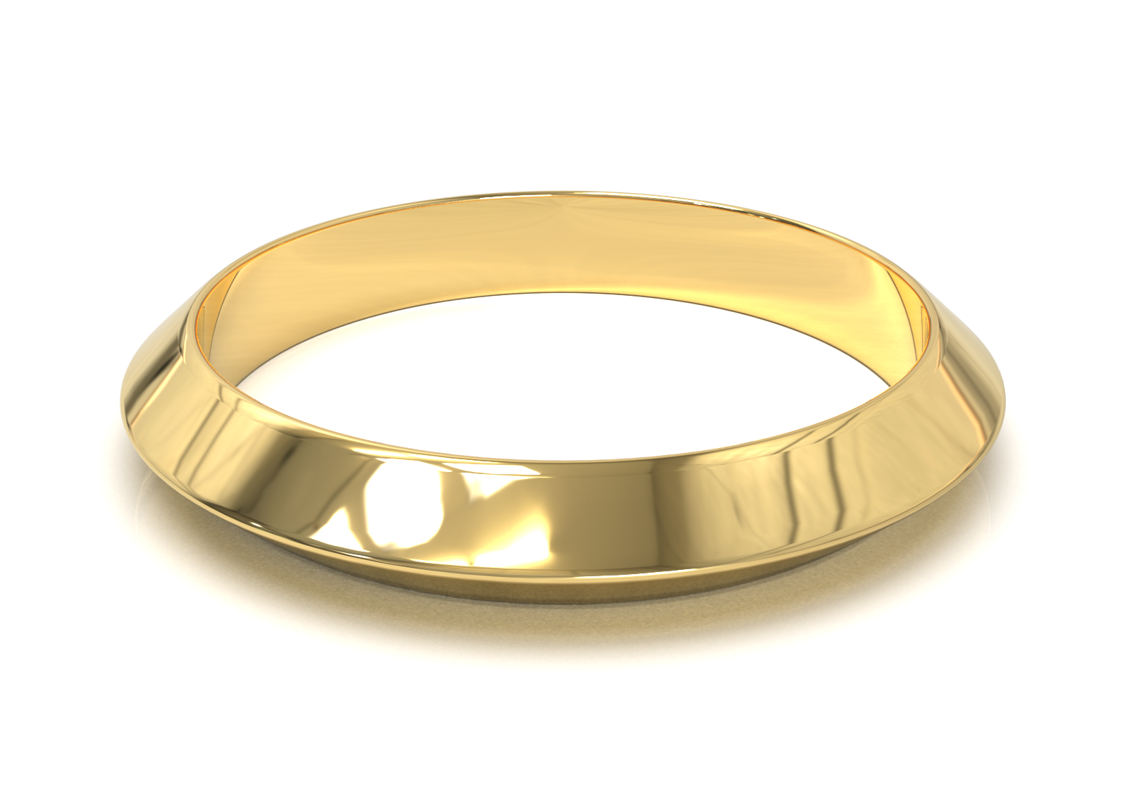 Argolla Dos Aguas Oro Amarillo