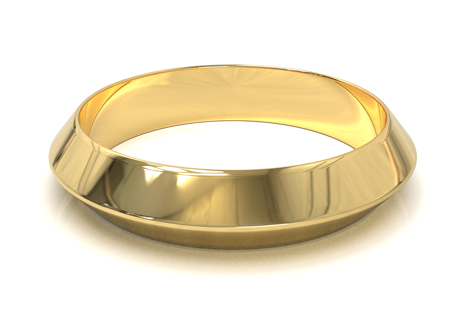 Argolla Dos Aguas Oro Amarillo