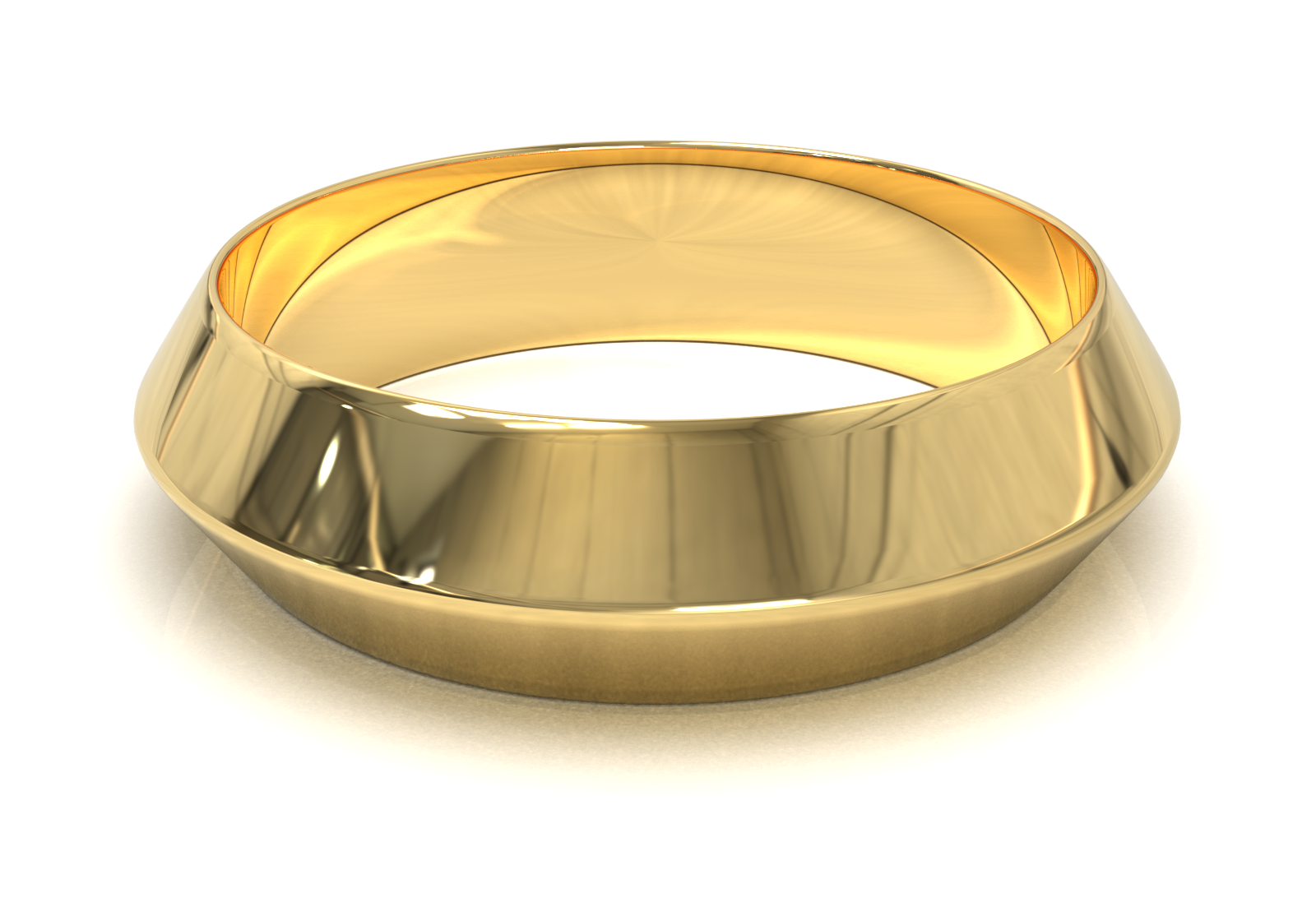 Argolla Dos Aguas Oro Amarillo