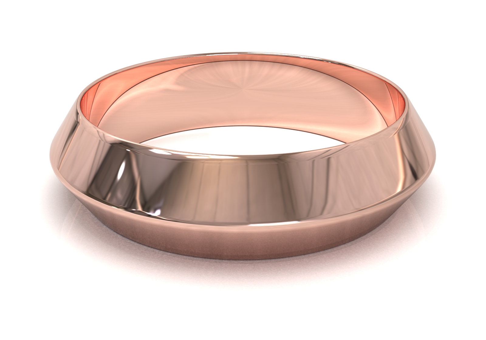 Argolla Dos Aguas Oro Rosa