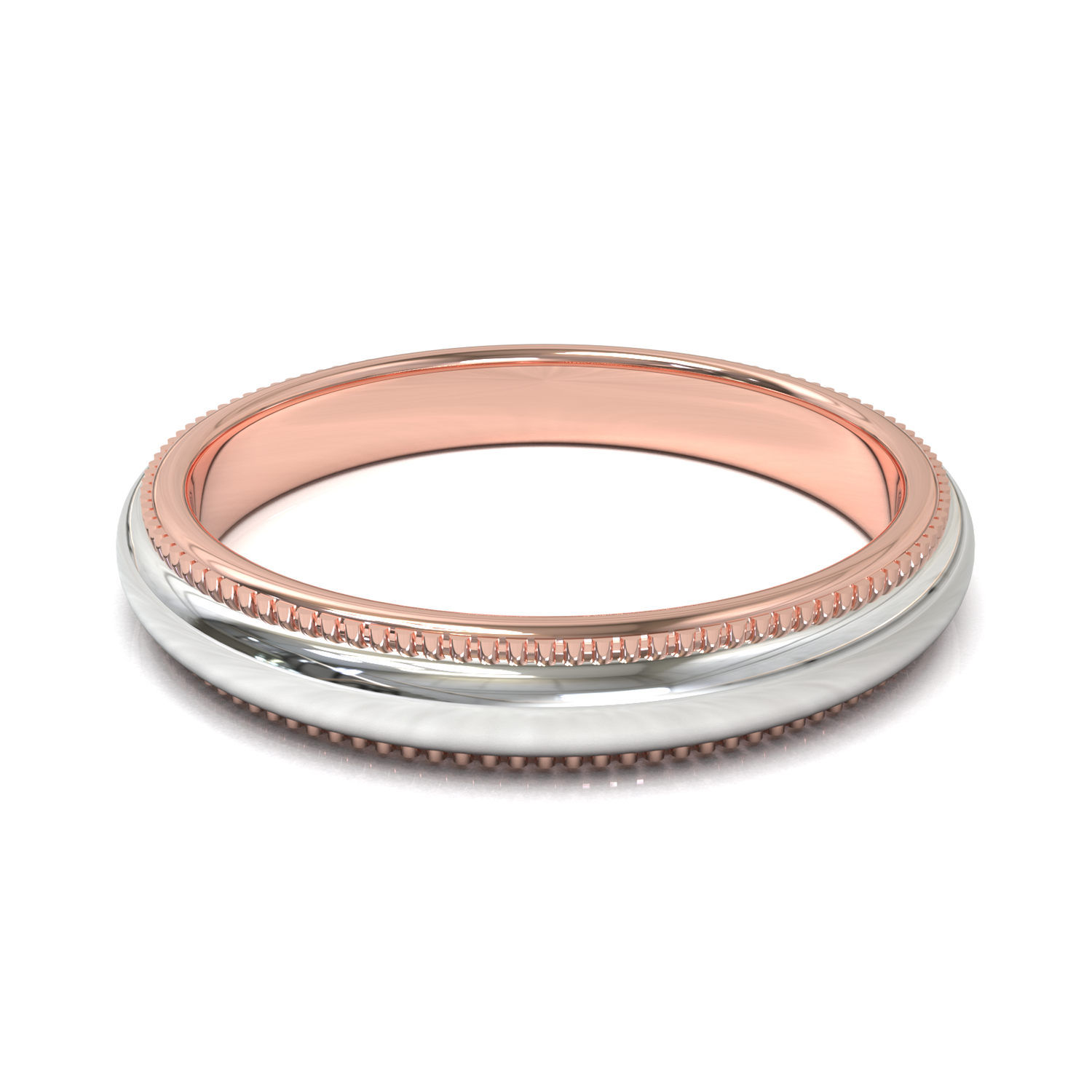 Argolla Milgrain 2 Tonos OB/OR