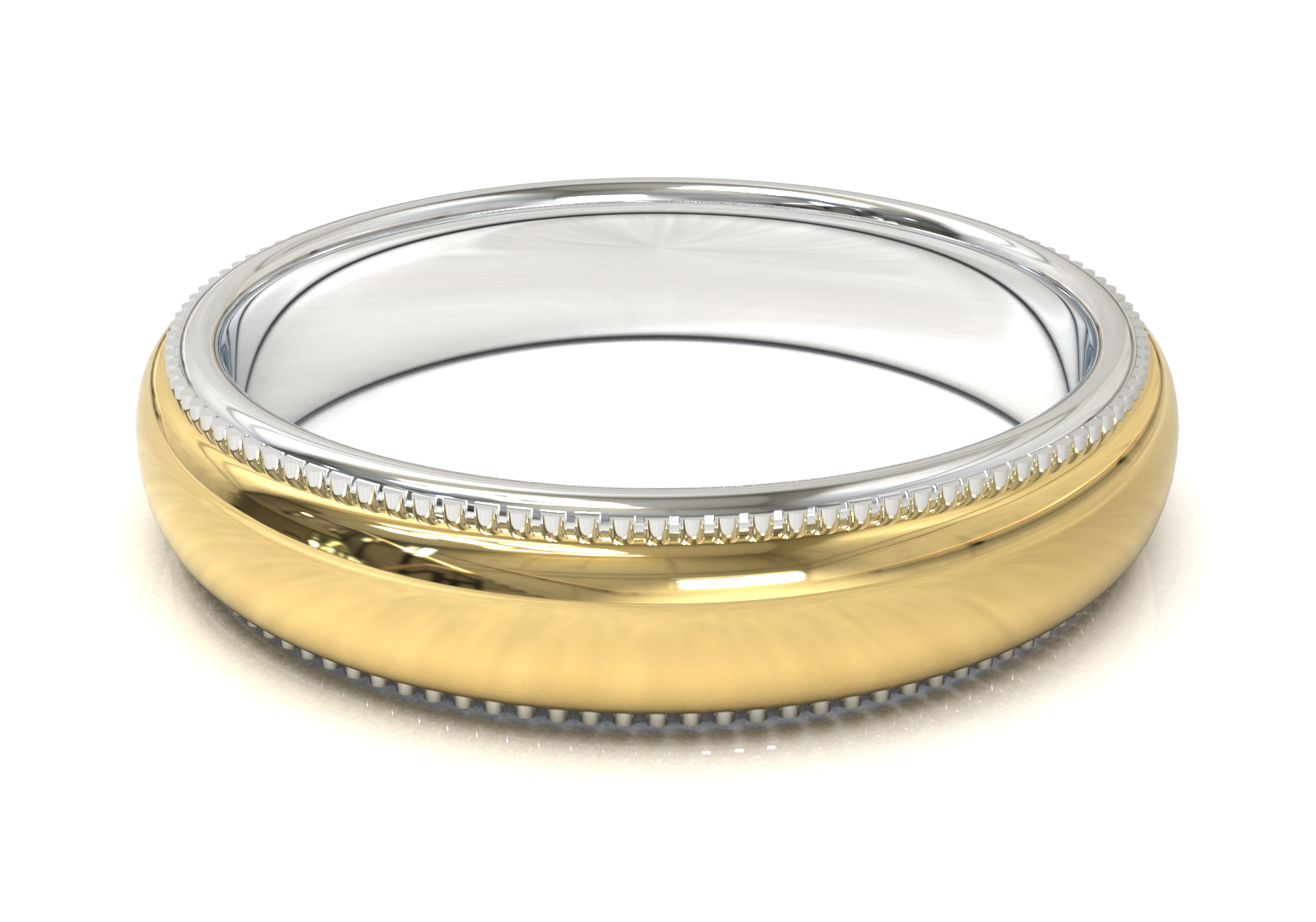 Argolla Milgrain 2 Tonos OA/OB