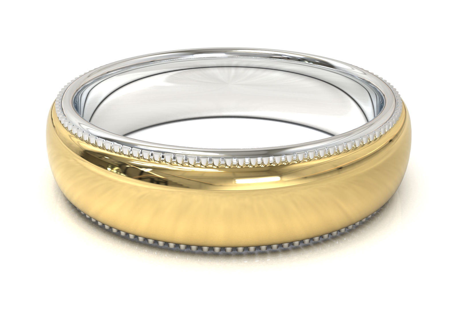 Argolla Milgrain 2 Tonos OA/OB