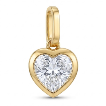 Heart Bezel Charm