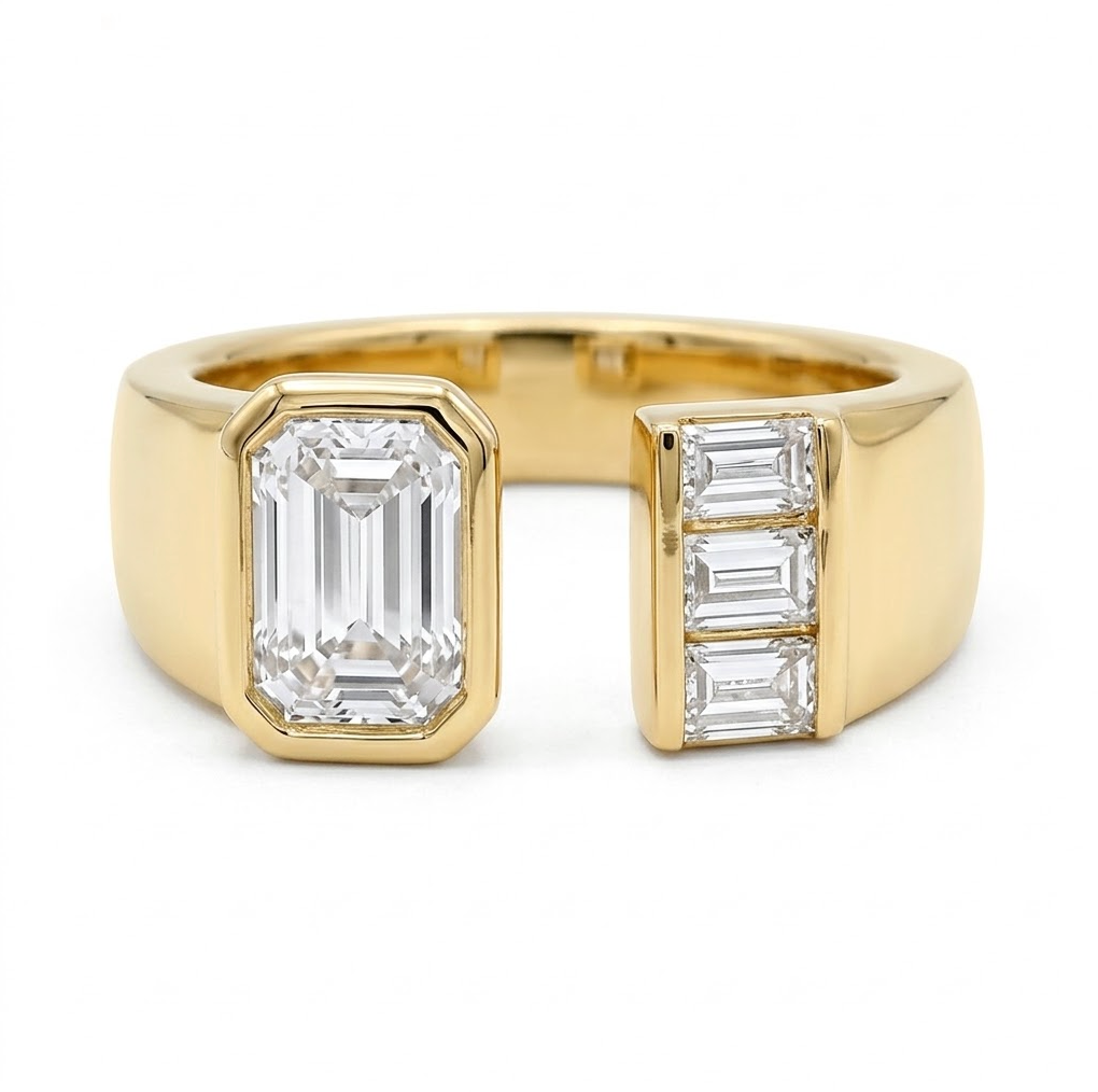 Anillo chunky abierto