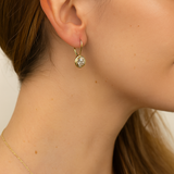 Round Double Bezel Drop · 2.00 ctw