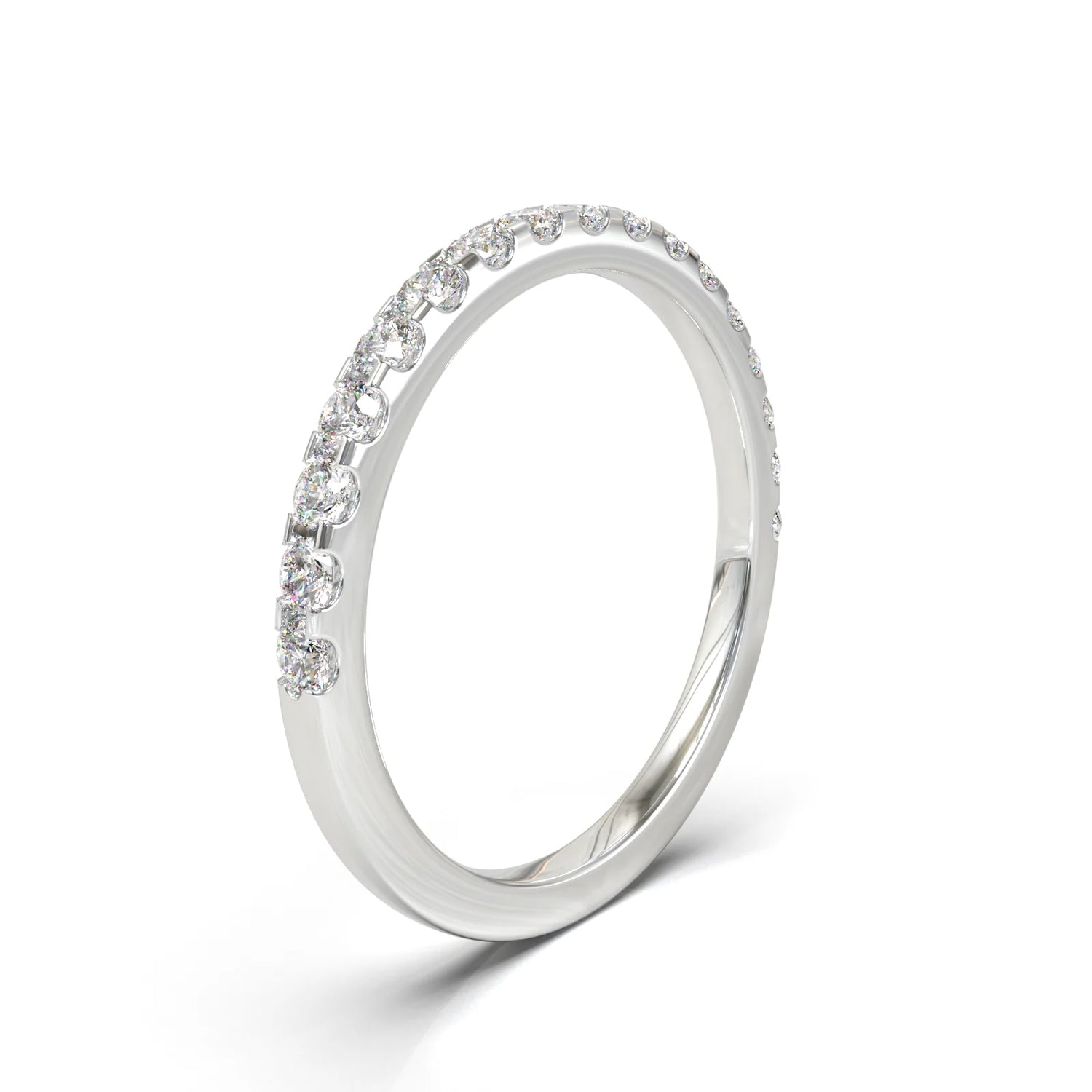 Churumbela Montado Compartido Oro Blanco 0.02 ct