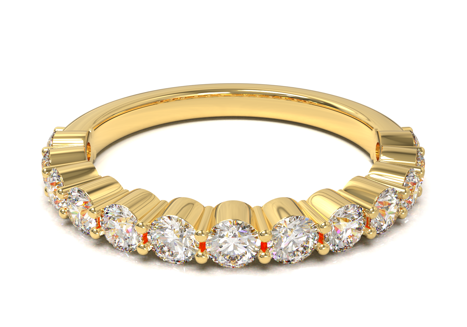 Churumbela Montada en Postes Oro Amarillo