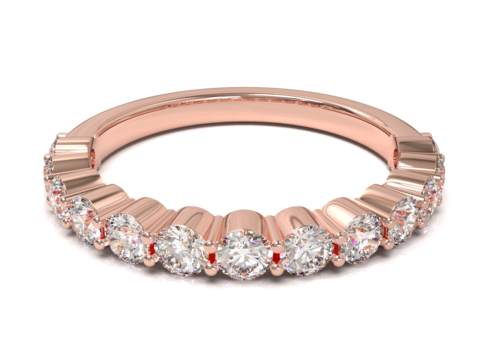 Churumbela Montada en Postes Oro Rosa