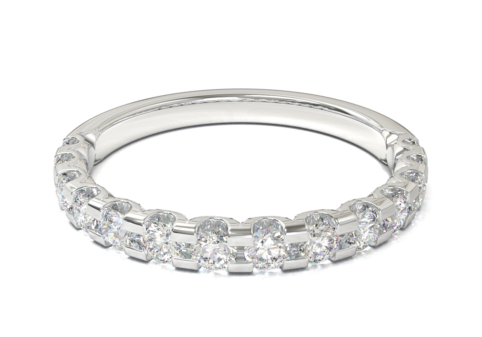 Churumbela Montada en U Oro Blanco