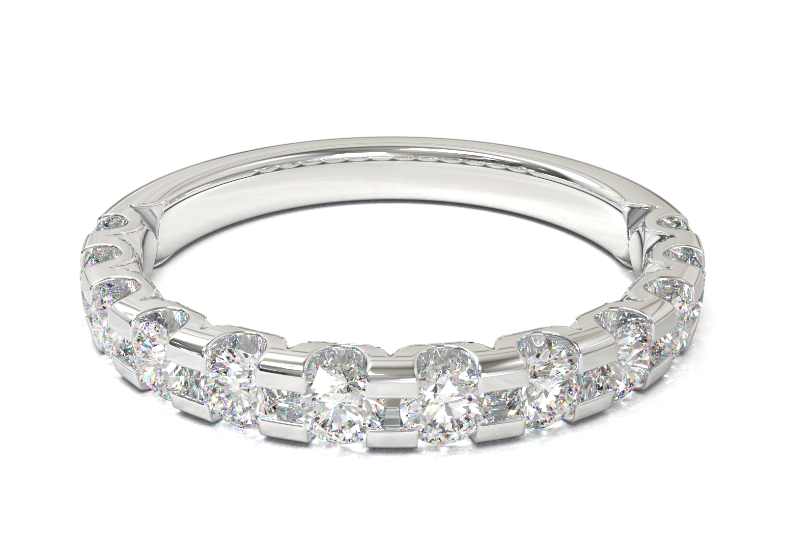 Churumbela Montada en U Oro Blanco