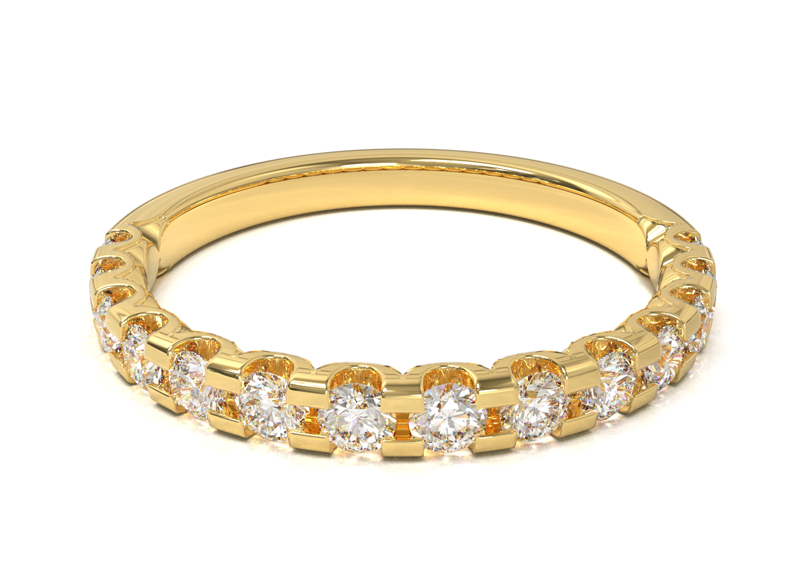 Churumbela Montada en U Oro Amarillo