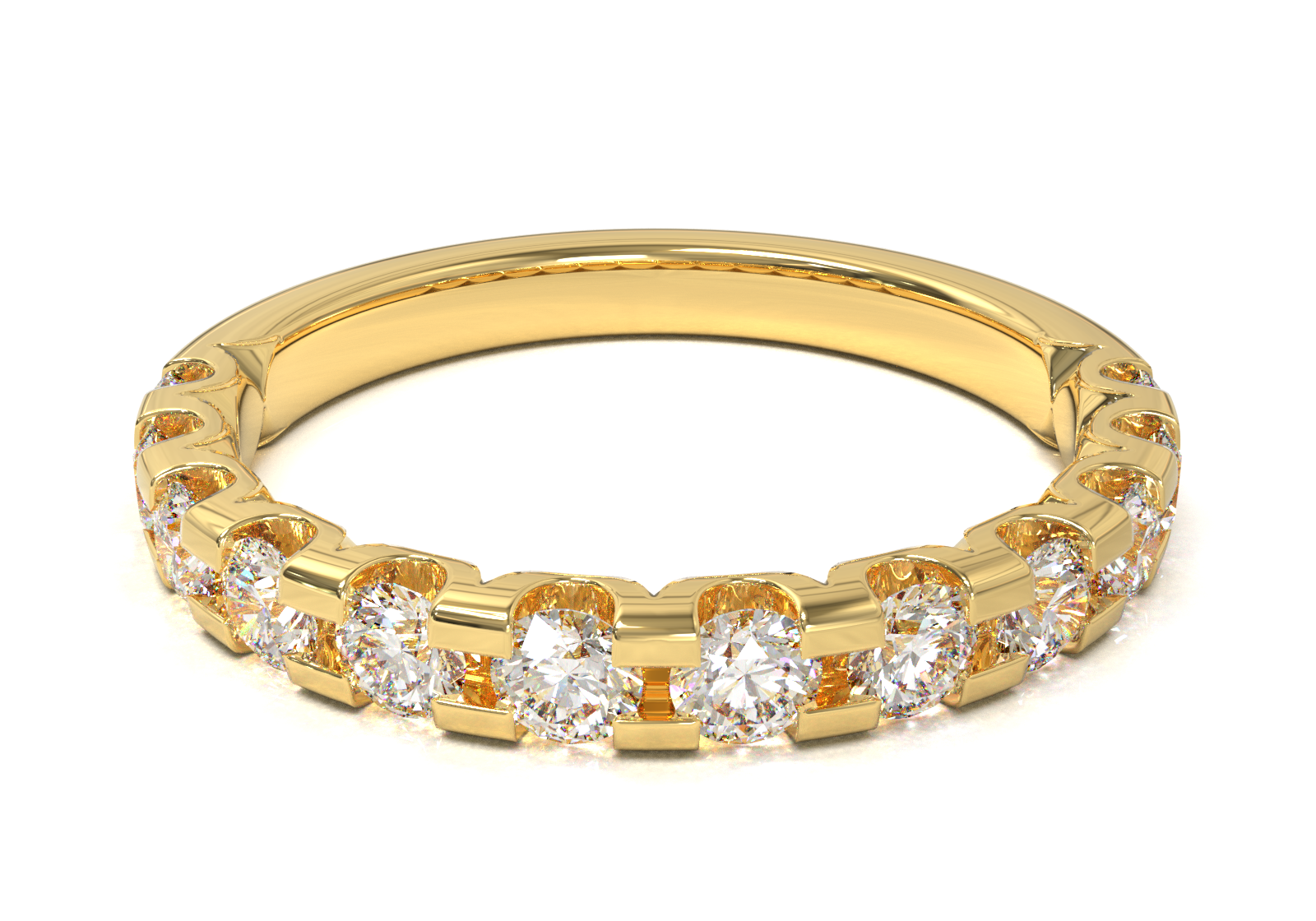 Churumbela Montada en U Oro Amarillo