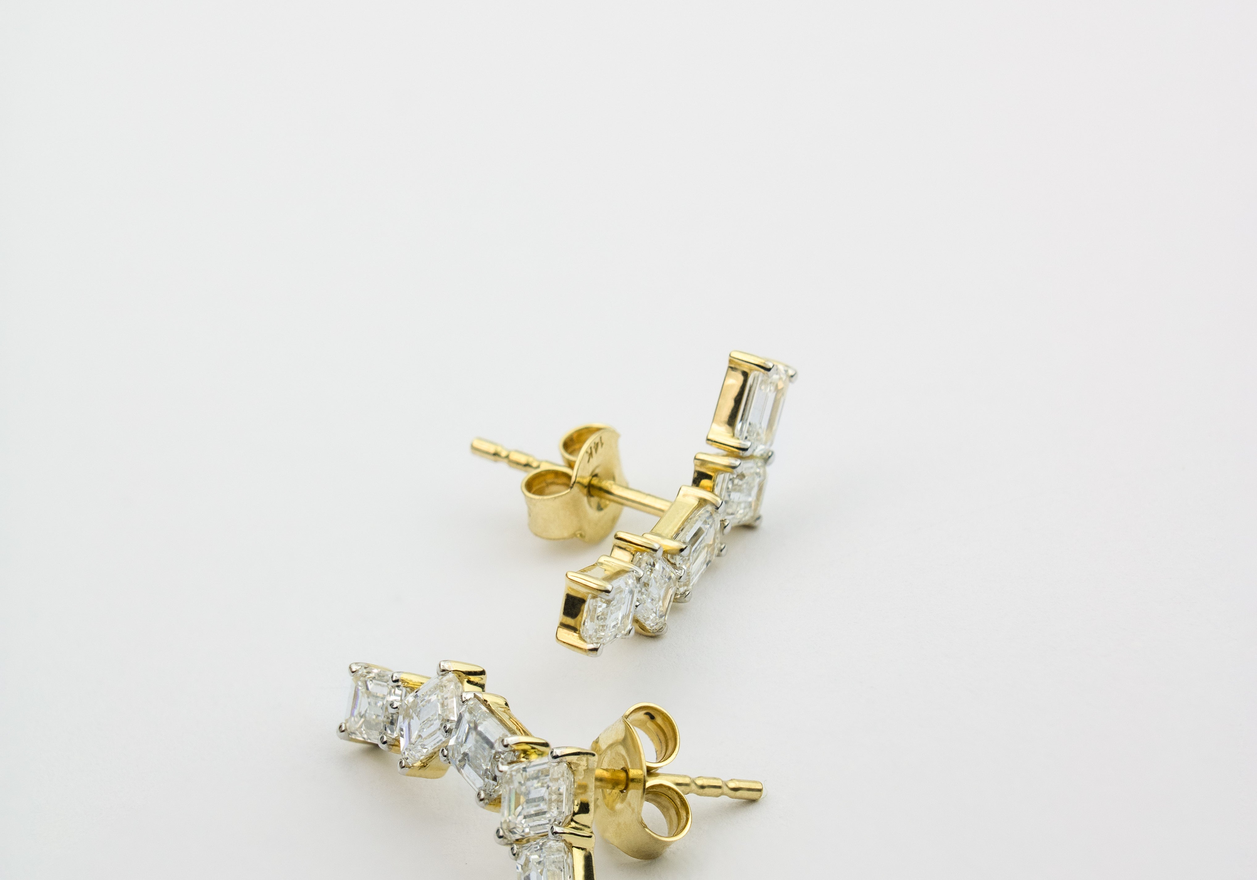 Earring Climbers Emerald