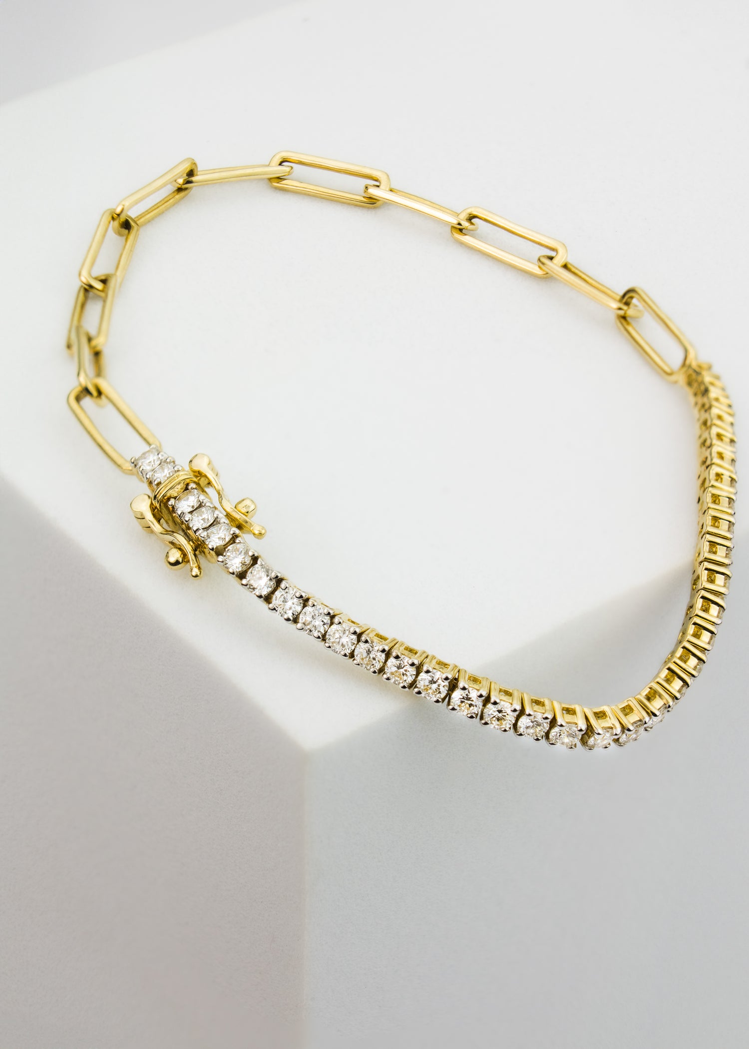 Paperclip Tennis Bracelet