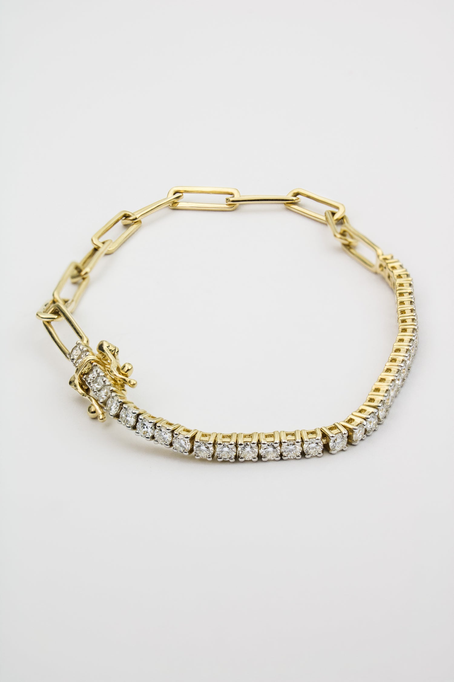 Paperclip Tennis Bracelet