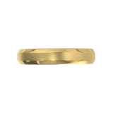Argolla Doble Acabado Oro Amarillo