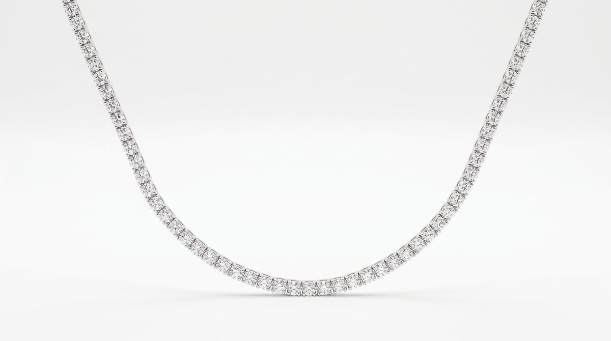 Tennis necklace 5 ctw