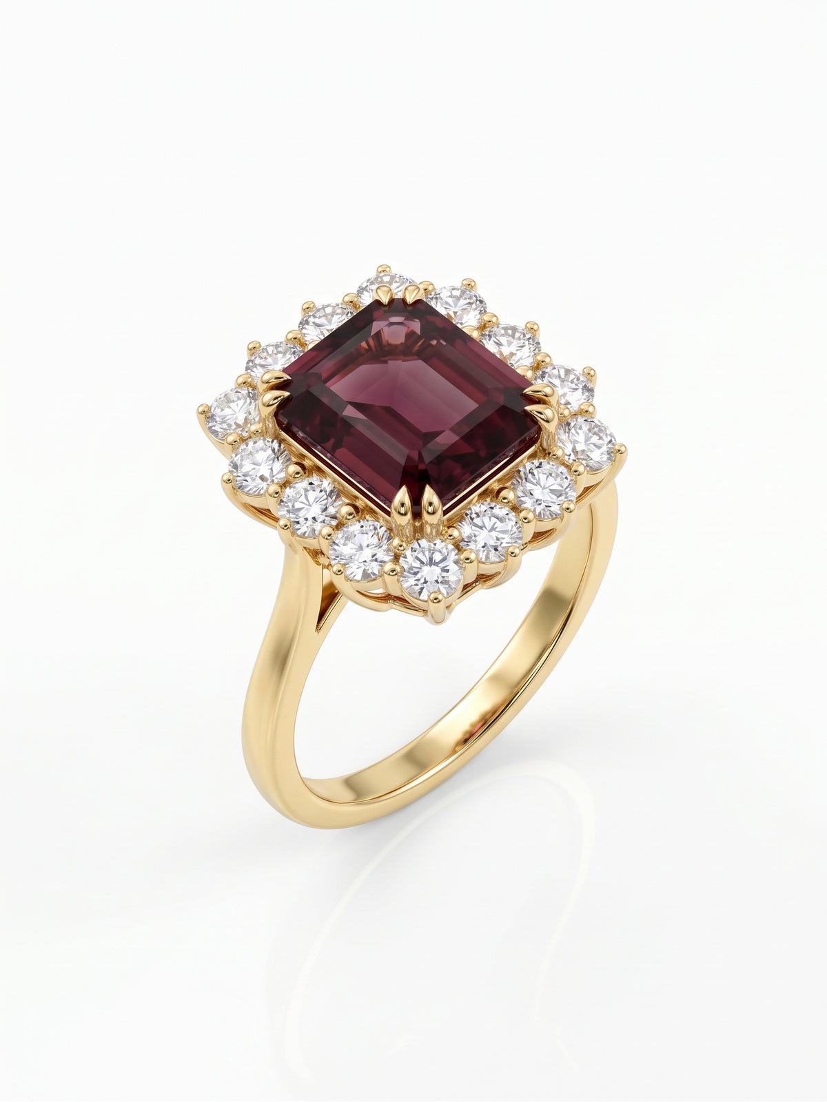 Anillo Alejandrita Halo