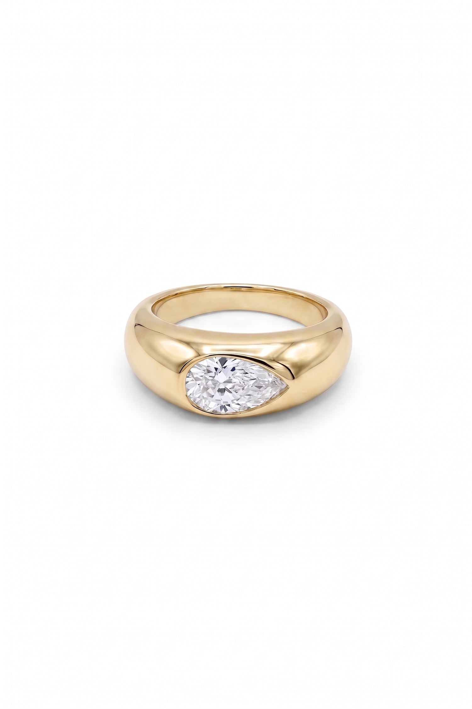 Pear Dome Ring
