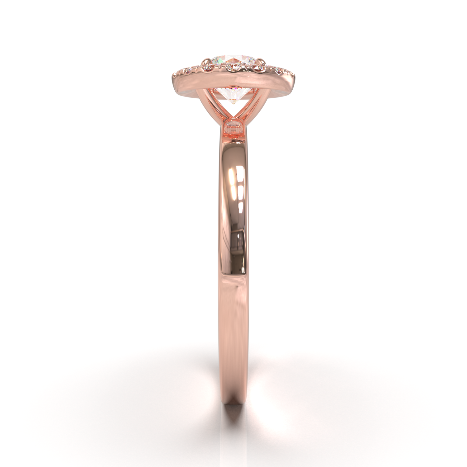 Montura Halo 0.01 Oro Rosa