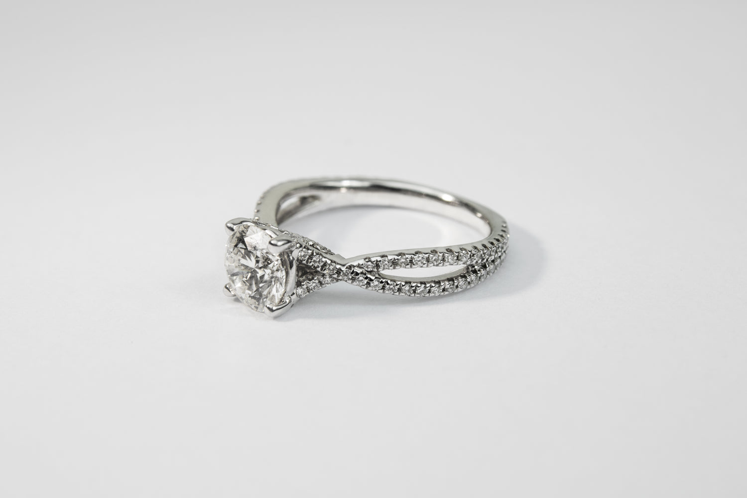 braided engagement ring