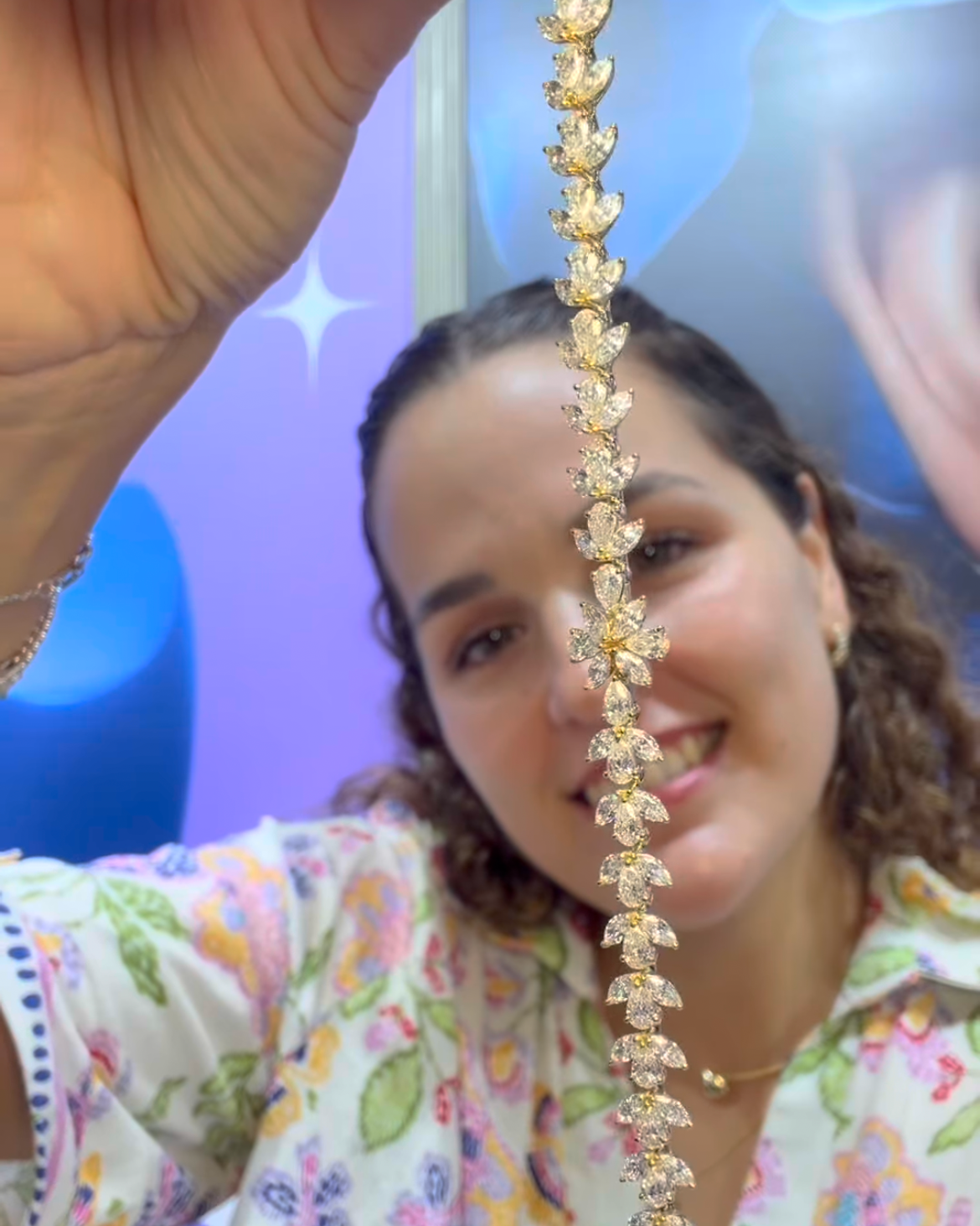 Tennis bracelet fancy yellow