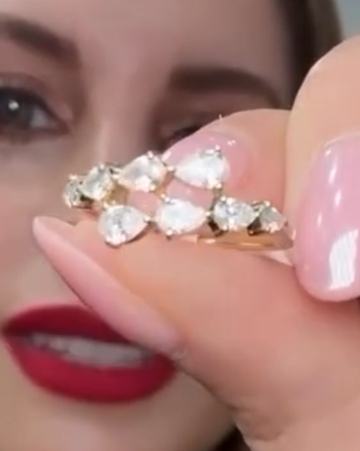 Anillo pears abierto