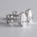 Lab Grown Diamond Studs Pera 2.00 ct