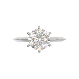 Tiffany-style Solitaire Engagement Ring with 1.5cts Diamond