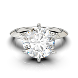 Tiffany-style Solitaire Engagement Ring with 1.5cts Diamond