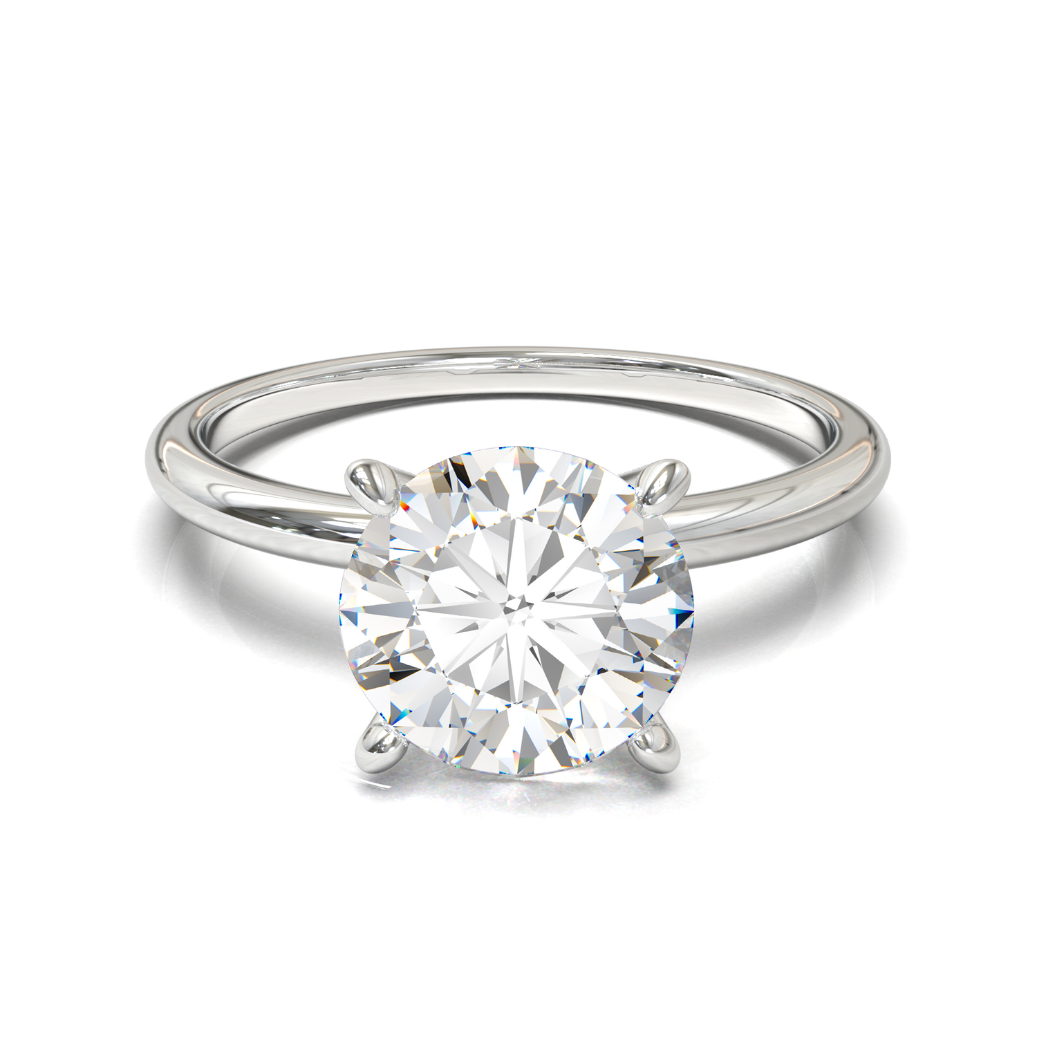 Half Round Solitaire Frame 1.5mm