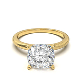 Half Round Solitaire Frame 1.8mm Yellow Gold