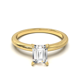 Half Round Solitaire Frame 1.8mm Yellow Gold