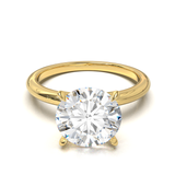 Half Round Solitaire Frame 1.8mm Yellow Gold