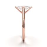 Cathedral Solitaire Frame 1.8mm thickness Rose Gold