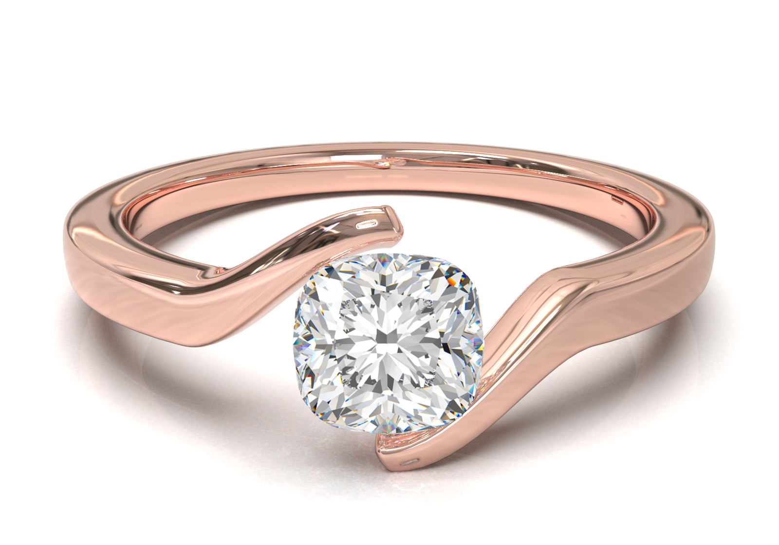 Rose Gold Floating Frame