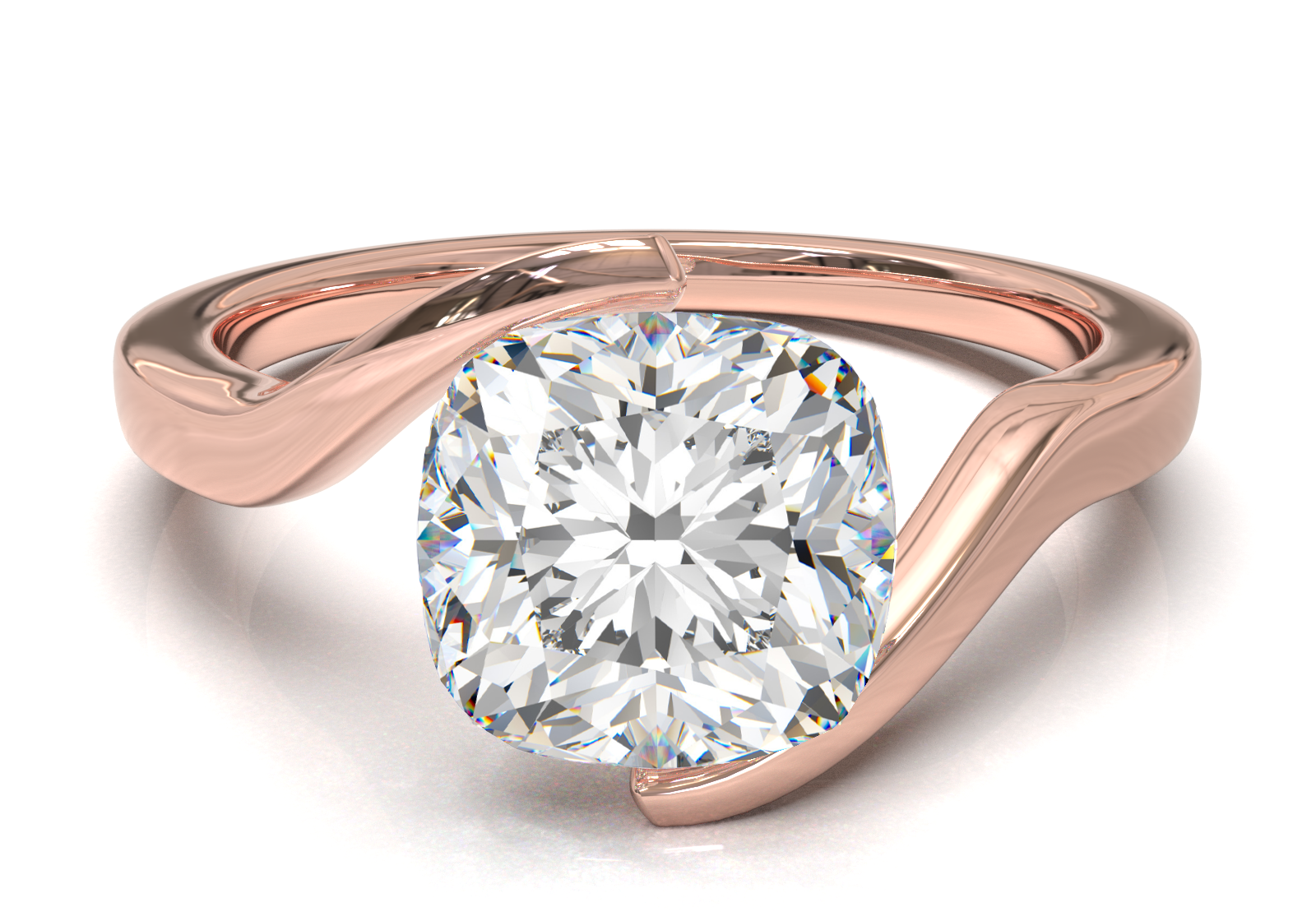 Rose Gold Floating Frame