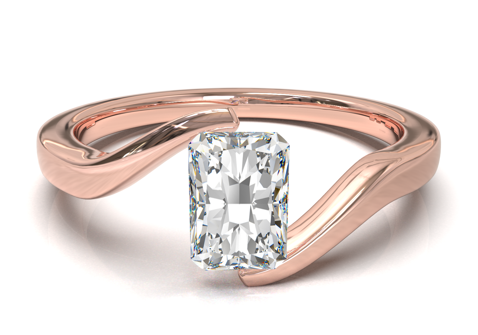 Rose Gold Floating Frame