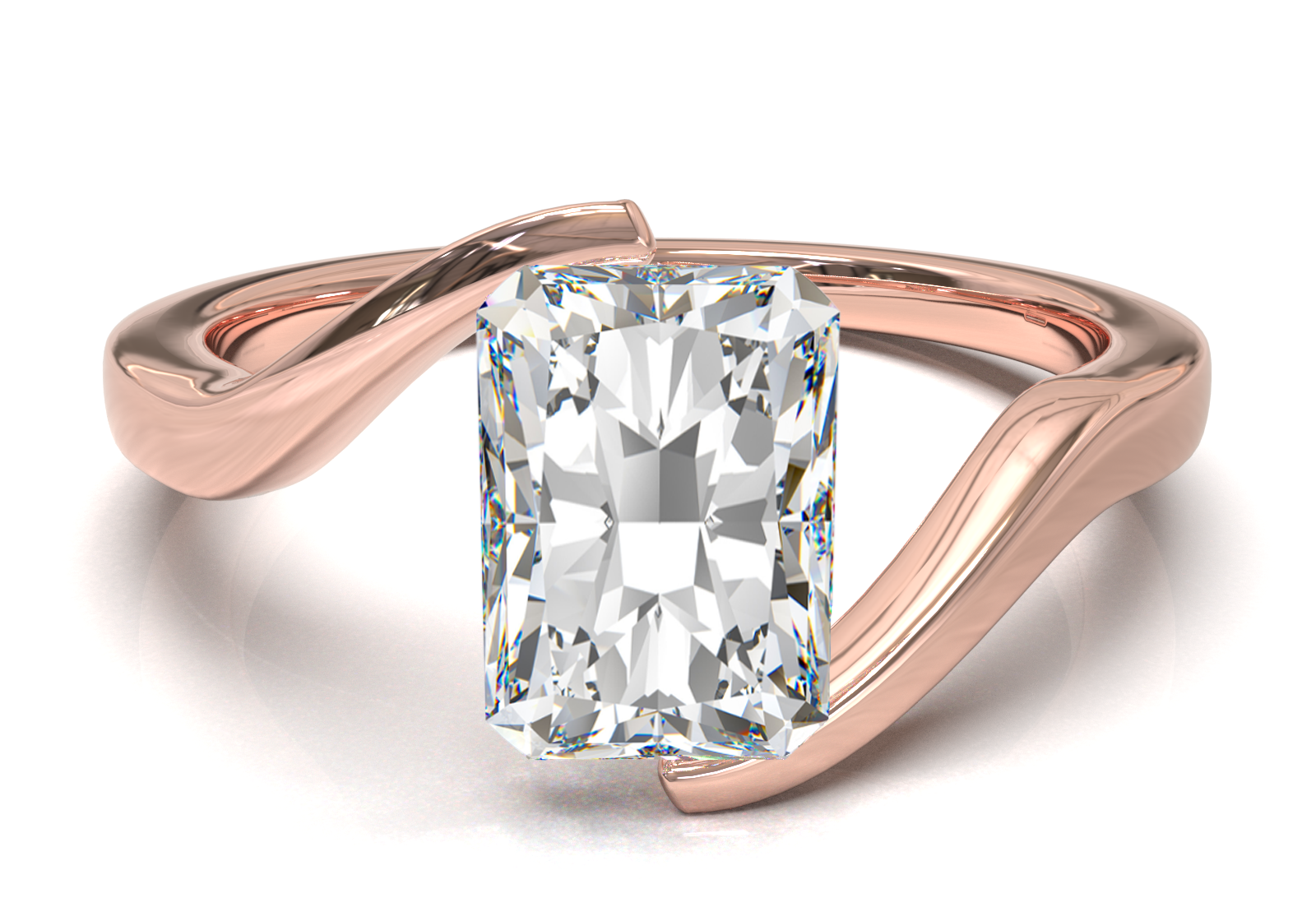 Rose Gold Floating Frame