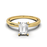 Cathedral Solitaire Frame 1.8mm thickness Yellow Gold